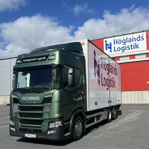 Höglands Logistik lastbil