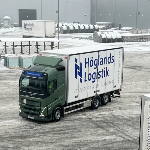 Höglands Logistik lastbil