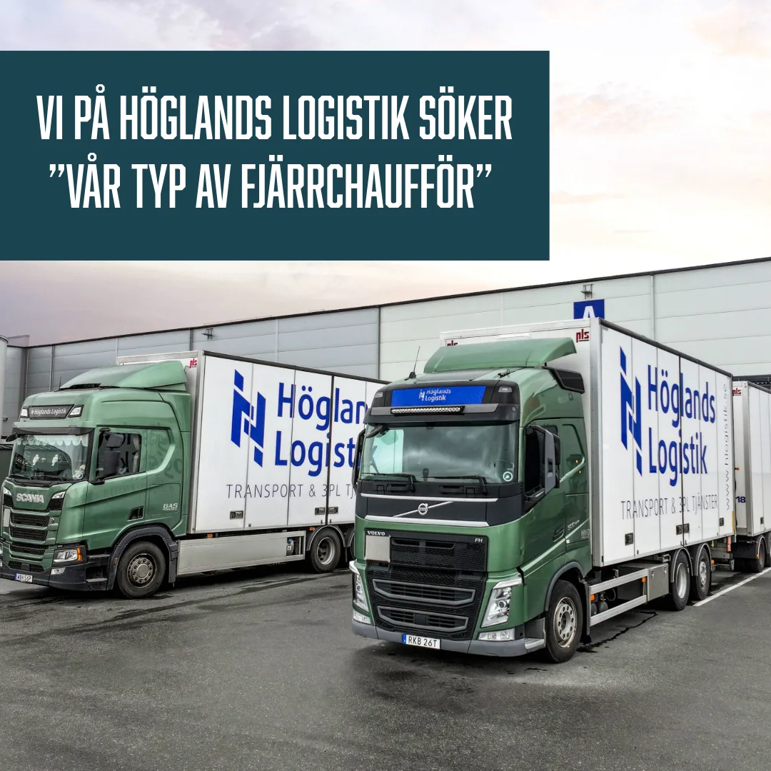 Höglands Logistik lastbilar